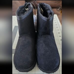 Wonder Nation Black Kids Boots